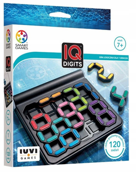 Smart Games IQ Digits Cyfry Gra Logiczna Układanka 7+