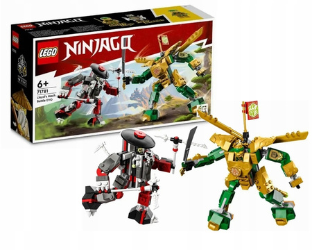 Lego NINJAGO 71781 Starcie Lloyda z Mechem EVO