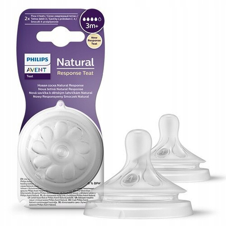 AVENT SMOCZEK NATURAL RESPONSYWNY ANTYKOLKOWY 3m+