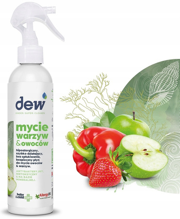 DEW PŁYN ŚRODEK DO MYCIA WARZYW I OWOCÓW 250 ML