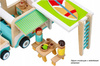 ADAM TOYS DREWNIANY AUTO KAMPER Z PRZYCZEPKĄ 3+