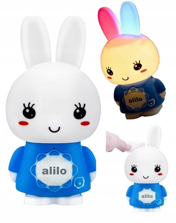 ALILO ZABAWKA INTERAKTYWNA BIG BUNNY KRÓLICZEK MP3 LED LAMPA NOCNA 0-2 lata