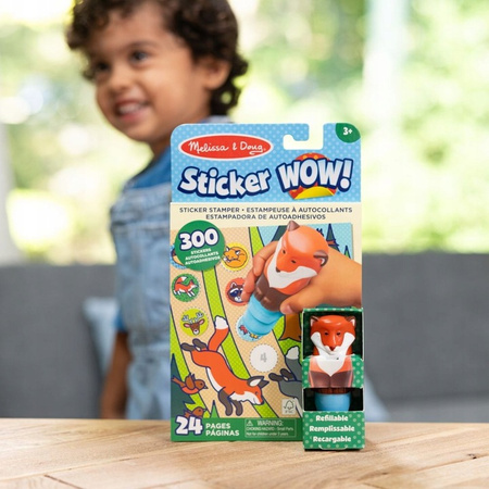 MELISSA & DOUG PIECZĄTKI STICKER WOW! STEMPELKI Z NAKLEJKAMI
