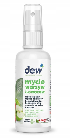 DEW PŁYN ŚRODEK DO MYCIA WARZYW I OWOCÓW 65 ML