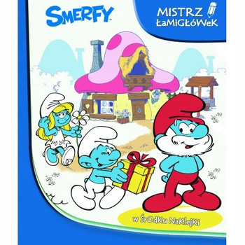 Smerfy Mistrz łamigłówek z naklejkami Książeczka