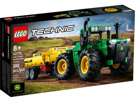 LEGO KLOCKI TECHNIC TRAKTOR JOHN DEERE 9620R 4WD 42136