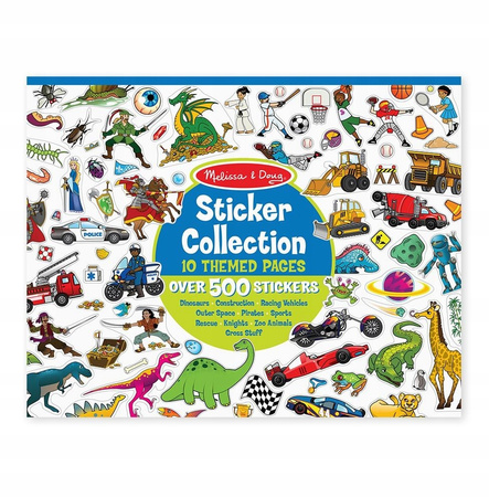 MELISSA&DOUG ZESTAW NAKLEJEK DLA CHŁOPCÓW 500