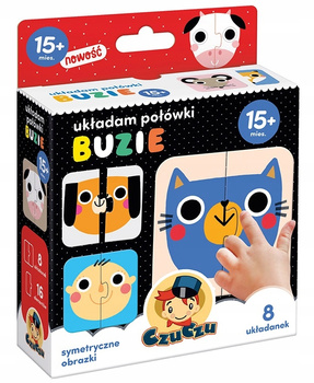 CZUCZU PUZZLE UKŁADAM POŁÓWKI BUZIE 15M+