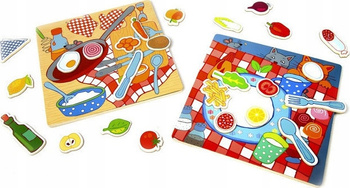 CLASSIC UKŁADANKA MAGNETYCZNA ZABAWA W GOTOWANIE