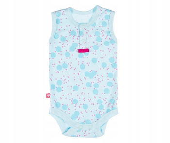 EWA KLUCZE BODY SUMMER TIME BEZ RĘKAWKÓW TURKUSOWE ROZ. 74