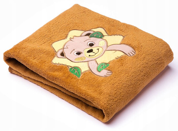 SENSILLO KOCYK DZIECIĘCY DO WÓZKA ŁÓŻECZKA LEŚNE ZWIERZĄTKA 75x100 cm