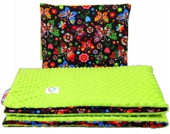 INFANTILO KOCYK KOŁDERKA MINKY 75x100 + PODUSZKA 30x35 cm