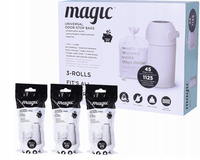 MAGIC WKŁADY WORKI NA ZUŻYTE PIELUCHY DO KOSZA