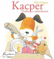 Kacper pudło z zabawkami KSIĄŻKA DLA DZIECI