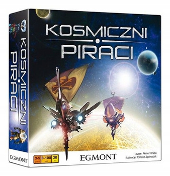 EGMONT GRA KARCIANA RODZINNA KOSMICZNI PIRACI 8+