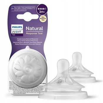 AVENT SMOCZEK NATURAL RESPONSYWNY ANTYKOLKOWY 3m+