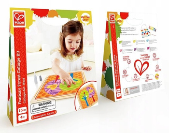 HAPE ZABAWKA ZRĘCZNOŚCIOWA WYSZYWANKA LAS