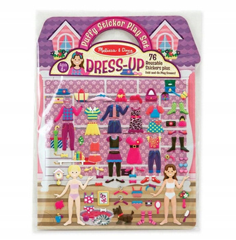 MELISSA & DOUG NAKLEJKI WIELORAZOWE WYPUKŁE MODA