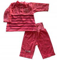 EWA KLUCZE KOMPLET TEDDIES WELUR DLA DZIEWCZYNKI BLUZA I SPODENKI ROZ. 56