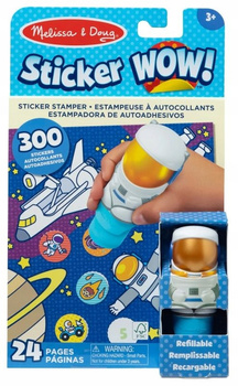 MELISSA & DOUG PIECZĄTKI STICKER WOW! STEMPELKI Z NAKLEJKAMI ASTRONAUTA