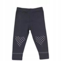 NICOL LEGGINSY Z ŁATKAMI GRAFITOWE ROZ. 86