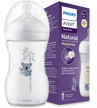 AVENT BUTELKA RESPONSYWNA NATURAL KOALA 260ML 1m+