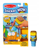 MELISSA & DOUG PIECZĄTKI STICKER WOW! STEMPELKI Z NAKLEJKAMI BULDOŻER