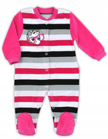 NICOL PAJAC PAJACYK WELUROWY ZEBRA RÓŻOWY ROZ. 56