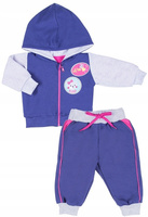 EWA KLUCZE DRES MESSY PLAY DZIEWCZĘCY RÓŻOWE DODATKI ROZ. 68