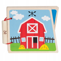 HAPE DREWNIANA KSIAŻECZKA NA FARMIE