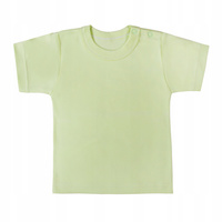 EWA KLUCZE PASTELOWA KOSZULKA T-SHIRT Z KRÓTKIM RĘKAWEM PISTACJOWY ROZ. 104